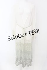axes femme / グラデーションレースガウン M キナリ×グリーン O-25-03-29-048-AX-TO-OW-OS