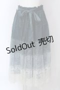 axes femme / グラデカラーレーススカート F グリーン O-25-03-29-052-AX-SK-OW-OS