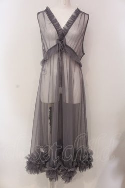 画像1: axes femme / レイヤード用チュールワンピース F グレー O-25-03-29-006-AX-OP-OW-OS