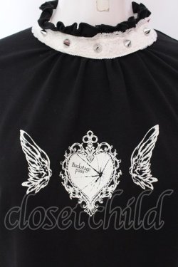 画像2: BACKSTAGE PASS / CAPUCINE　2WAY パフスリーブブラウス  クロ×シロ O-25-03-29-009-PU-TO-OW-OS