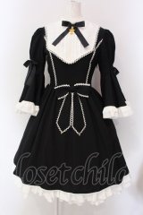 metamorphose / ange mignonバッスルワンピース  クロ O-25-03-29-010-ME-OP-OW-OS