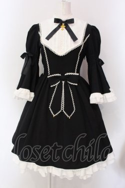 画像1: metamorphose / ange mignonバッスルワンピース  クロ O-25-03-29-010-ME-OP-OW-OS