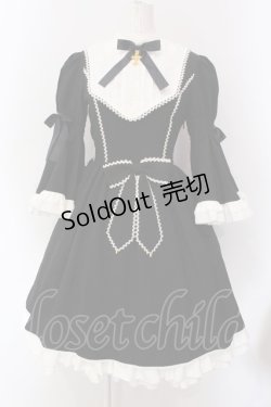 画像1: metamorphose / ange mignonバッスルワンピース  クロ O-25-03-29-010-ME-OP-OW-OS