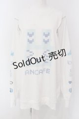 PSYNYXX / アンティック-珈琲店-コラボトレーナー F ホワイト O-25-03-29-013-PU-TO-OW-OS