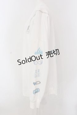 画像2: PSYNYXX / アンティック-珈琲店-コラボトレーナー F ホワイト O-25-03-29-013-PU-TO-OW-OS