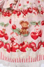 画像4: BABY,THE STARS SHINE BRIGHT / くみゃちゃんのCherry Strawberryジャンパースカート I  ピンク O-25-03-29-015-BA-OP-OW-OS (4)
