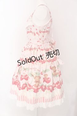 画像5: BABY,THE STARS SHINE BRIGHT / くみゃちゃんのCherry Strawberryジャンパースカート I  ピンク O-25-03-29-015-BA-OP-OW-OS