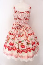 画像6: BABY,THE STARS SHINE BRIGHT / くみゃちゃんのCherry Strawberryジャンパースカート I  ピンク O-25-03-29-015-BA-OP-OW-OS (6)