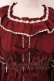 画像2: metamorphose / スクエアあきフリル姫袖ブラウス(ドットデシン)  ワイン O-25-03-29-016-ME-BL-OW-OS (2)