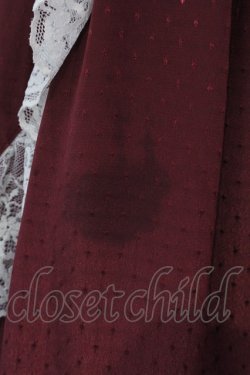 画像6: metamorphose / エリーケープ付きジャンパースカート  ワイン O-25-03-29-017-ME-OP-OW-OS