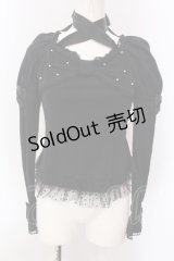 Angelic Pretty / チュールパールカットソー  クロ O-25-03-29-019-AP-TO-OW-OS