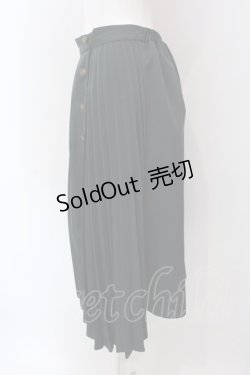 画像2: axes femme / ダブルプリーツスカート M グリーン O-25-03-29-020-AX-SK-OW-OS