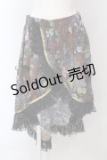 Qutie Frash / 2025プレミアムセット【華龍】リボンコルセット  ブラックｘマルチ O-25-03-29-023-QU-TO-YM-OS