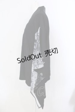 画像3: Qutie Frash / 2023年プレミアム 宵鶴着物チュニック  ブラック O-25-03-31-028-QU-TO-IG-OS