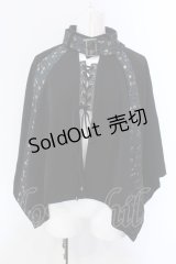 Qutie Frash / 2023年プレミアム 宵鶴ポンチョ  ブラック O-25-03-31-029-QU-JA-IG-OS