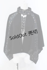 Qutie Frash / 2023年プレミアム 宵鶴ポンチョ  ブラック O-25-03-31-029-QU-JA-IG-OS