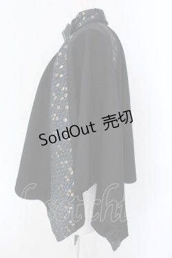 画像3: Qutie Frash / 2023年プレミアム 宵鶴ポンチョ  ブラック O-25-03-31-029-QU-JA-IG-OS