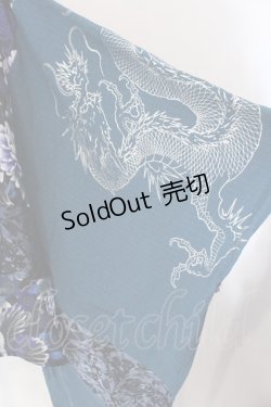 画像2: Qutie Frash / 着物カーデ  ブルー O-25-03-31-030-QU-TO-IG-OS