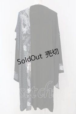 画像4: Qutie Frash / 着物袖ロングカットソー  ブラック O-25-03-31-034-QU-TO-IG-OS