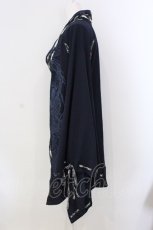 画像3: Qutie Frash / 矢絣柄 着物カーデ  ネイビー×ブラック O-25-03-31-037-QU-JA-IG-ZI (3)