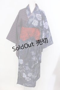 Qutie Frash / 2024 浴衣3点セット  ブルー O-25-03-31-039-QU-OP-IG-OS