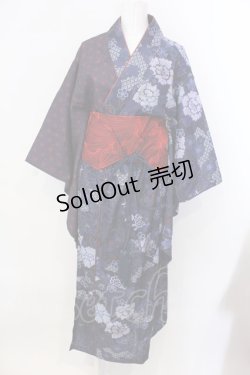画像1: Qutie Frash / 2024 浴衣3点セット  ブルー O-25-03-31-039-QU-OP-IG-OS