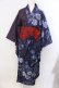 画像1: Qutie Frash / 2024 浴衣3点セット  ブルー O-25-03-31-039-QU-OP-IG-OS (1)