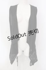 MIHO MATSUDA / ジレ M ブラック O-25-03-31-041-GO-JA-IG-OS