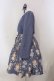 画像3: Forest Wardrobe / Eternal Echo ワンピース・ジャケットセット 2XL ブルー×オフシロ O-25-03-31-005-LO-OP-IG-OS