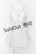 NOEMIE / キラキラビジューセーラーセットアップ M サックス O-25-03-31-1001-LO-OP-IG-OS