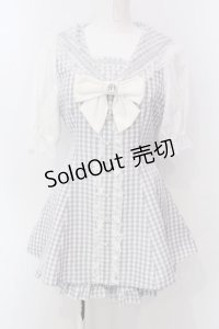 NOEMIE / キラキラビジューセーラーセットアップ M サックス O-25-03-31-1001-LO-OP-IG-OS