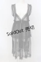 axes femme / ドットチュール重ねジレ M クロ O-25-03-31-1044-AX-TO-IG-OS