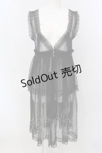 axes femme / ドットチュール重ねジレ M クロ O-25-03-31-1044-AX-TO-IG-OS