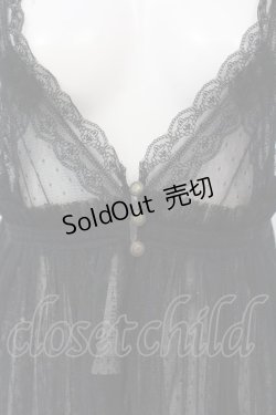 画像2: axes femme / ドットチュール重ねジレ M クロ O-25-03-31-1044-AX-TO-IG-OS