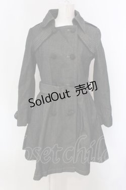 画像1: axes femme POETIQUE / ライナー付きデニムコート  くろ O-25-03-31-1045-AX-CO-IG-OS