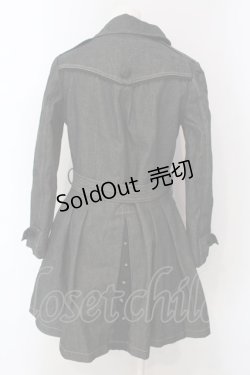 画像3: axes femme POETIQUE / ライナー付きデニムコート  くろ O-25-03-31-1045-AX-CO-IG-OS