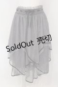 axes femme POETIQUE / チュールレイヤードスカート  グレー O-25-03-31-1048-AX-SK-IG-OS