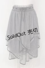 axes femme POETIQUE / チュールレイヤードスカート  グレー O-25-03-31-1048-AX-SK-IG-OS