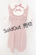 DearMyLove / お茶会フリルリボンワンピース L アカ O-25-03-31-1050-EL-OP-IG-OS