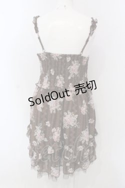 画像3: axes femme / 花柄×レースptチュニック  ブラウン O-25-03-31-1055-AX-OP-IG-OS
