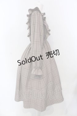 画像2: m petit by misako / チェックワンピース M ブラウン O-25-03-31-1005-LO-OP-IG-OS
