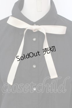 画像2: axes femme POETIQUE / ボリューム袖ブラウス M クロ O-25-03-31-1062-AX-BL-IG-OS
