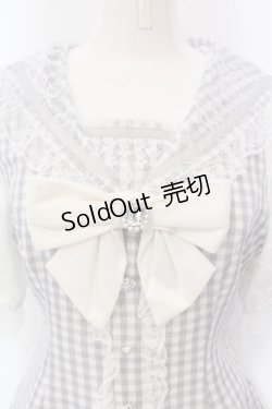 画像2: NOEMIE / キラキラビジューセーラーセットアップ M サックス O-25-03-31-1001-LO-OP-IG-OS