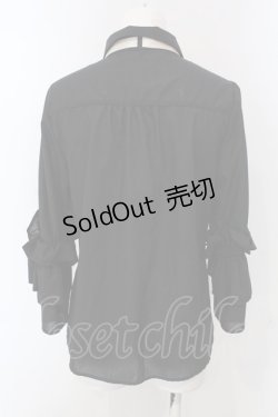 画像4: axes femme POETIQUE / ボリューム袖ブラウス M クロ O-25-03-31-1062-AX-BL-IG-OS
