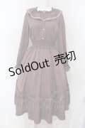m petit by misako / ワンピース M 小豆色 O-25-03-31-1007-LO-OP-IG-OS
