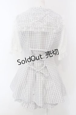 画像4: NOEMIE / キラキラビジューセーラーセットアップ M サックス O-25-03-31-1001-LO-OP-IG-OS