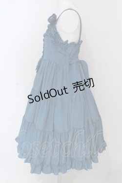 画像4: Physical Drop / 胸ギャザージャンパースカート  ピーコック O-25-03-31-1011-LO-OP-IG-OS