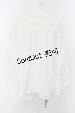 画像4: axes femme / ファンタジータイムブラウス M シロ O-25-03-31-1014-AX-BL-IG-OS