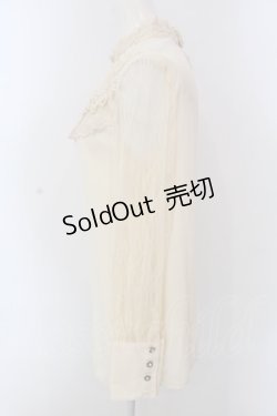 画像3: axes femme / プチスタンドブラウス M アイボリー O-25-03-31-1019-AX-BL-IG-OS