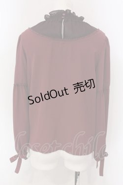 画像5: axes femme POETIQUE / ディズニーヴィランズ/ブラウス M ワイン O-25-03-31-1024-AX-BL-IG-OS